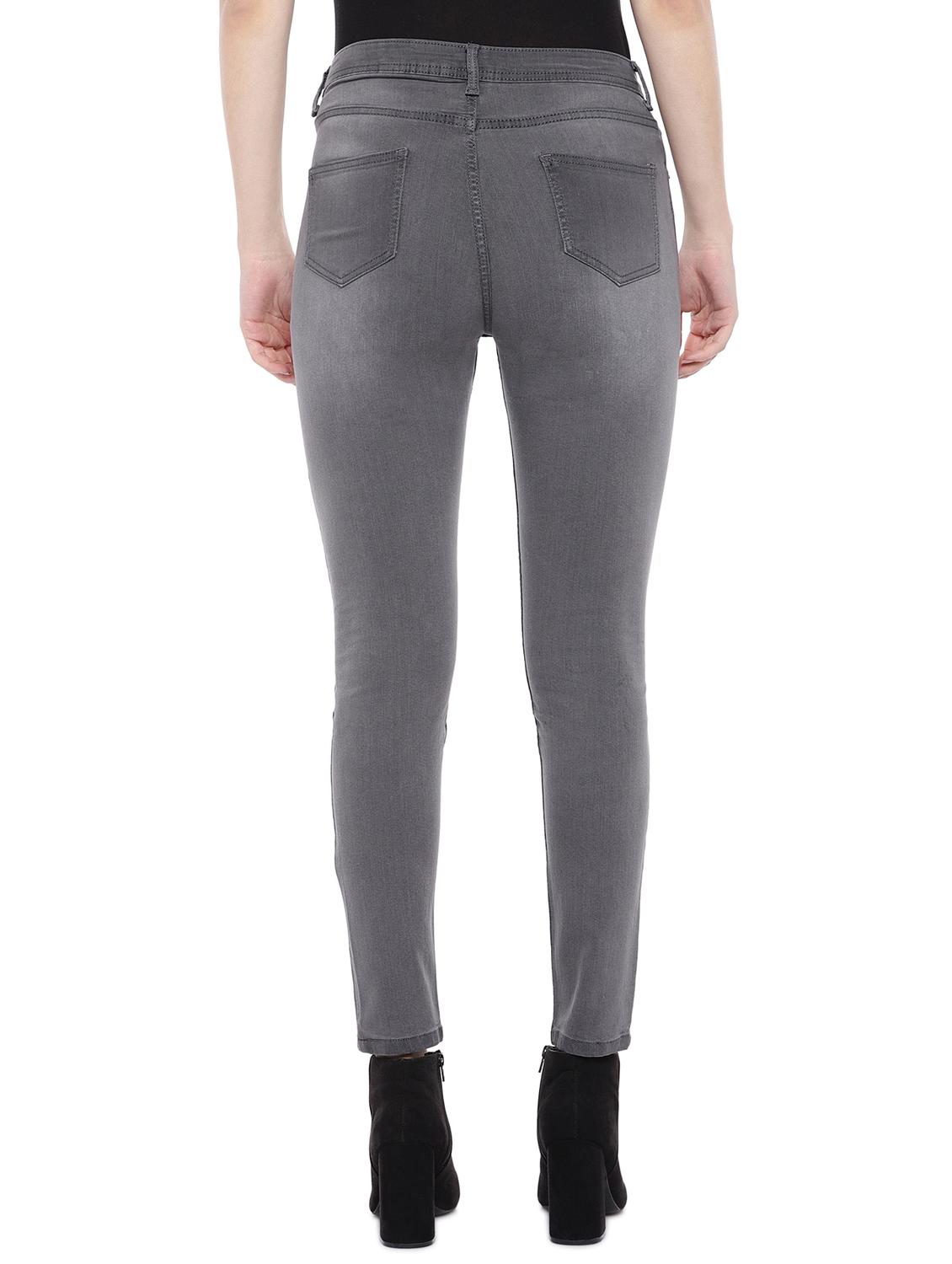 high rise distressed skinny fit jeans - 16809545 - Zoom Image - 3