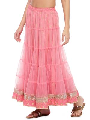 printed flared skirt - 16809573 - Standard Image - 2