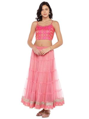printed flared skirt - 16809573 - Standard Image - 4