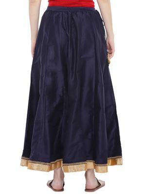 solid flared skirt - 16809575 - Standard Image - 3
