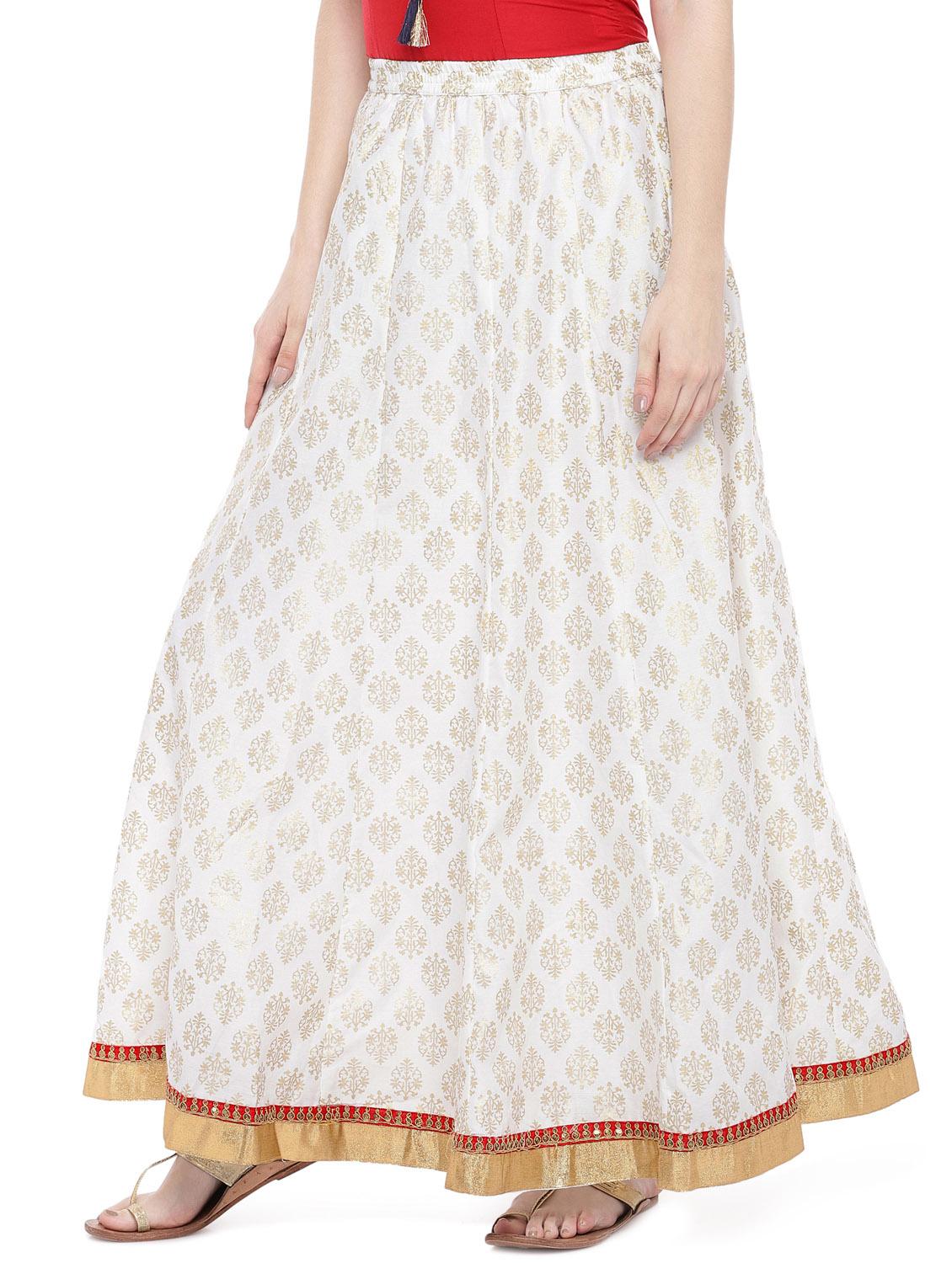 printed flared skirt - 16809576 - Zoom Image - 2