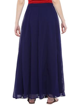 solid flared skirt - 16809578 - Standard Image - 3
