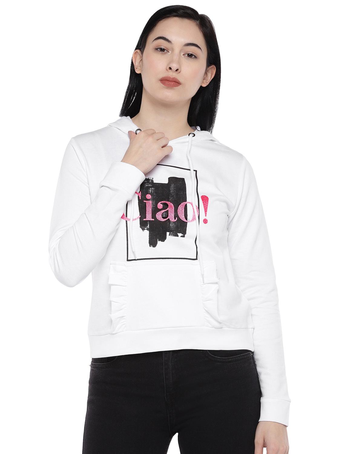 graphic print hooded sweatshirt - 16809615 - Zoom Image - 1