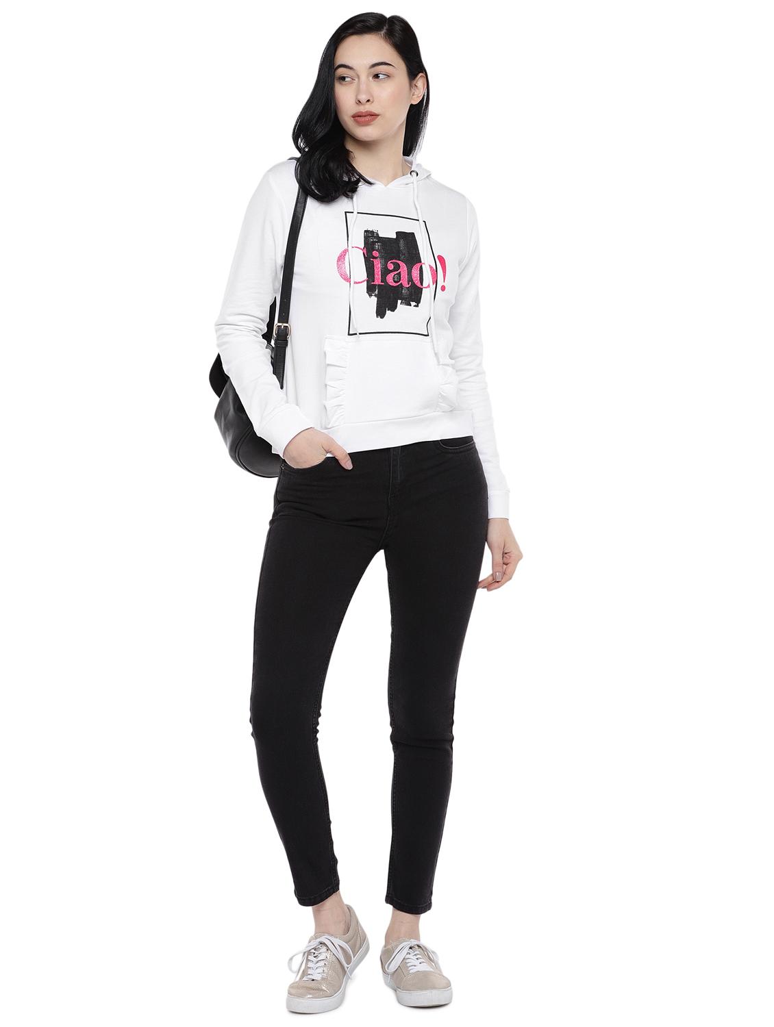 graphic print hooded sweatshirt - 16809615 - Zoom Image - 4