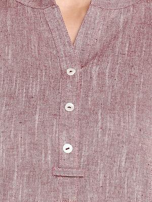 solid straight kurta - 16809715 - Standard Image - 4