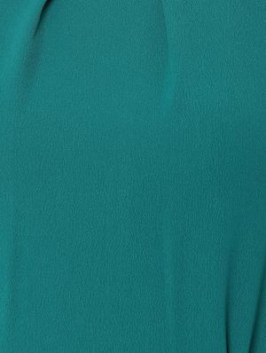 round neck solid fit & flare dress - 16809823 - Standard Image - 4