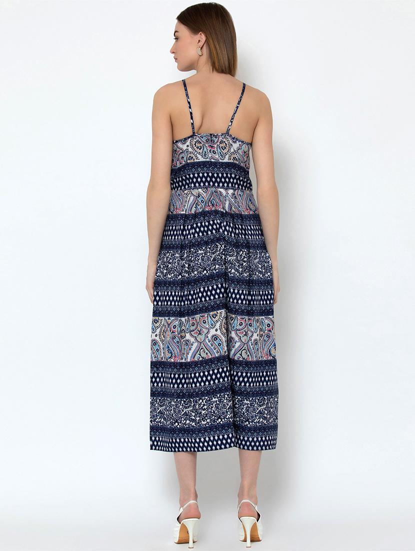 cami neck printed a-line dress - 16810019 - Zoom Image - 3