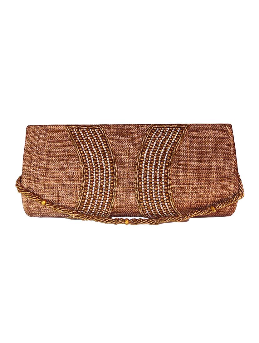 beige jute regular clutch - 16810112 - Zoom Image - 1