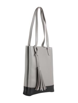 grey leatherette regular tote - 16810352 - Standard Image - 5