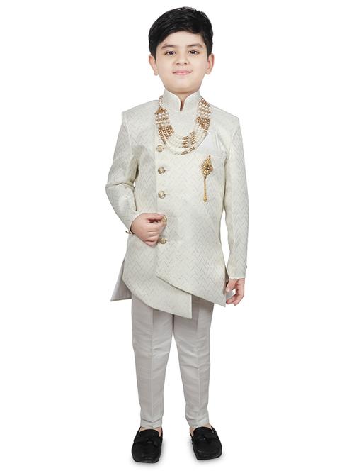 silver cotton kurta sets - 16810438 - Very Small Image - 1