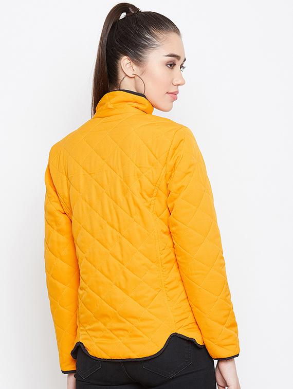 mandarin neck quilted jacket - 16810464 - Zoom Image - 3