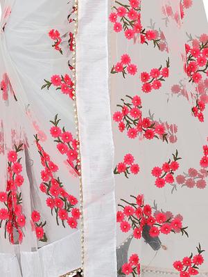 self design embroidered saree with blouse - 16810833 - Standard Image - 3