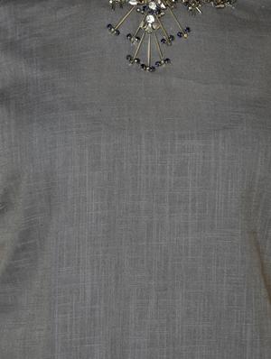 embellish detail a-line dress - 16810931 - Standard Image - 5
