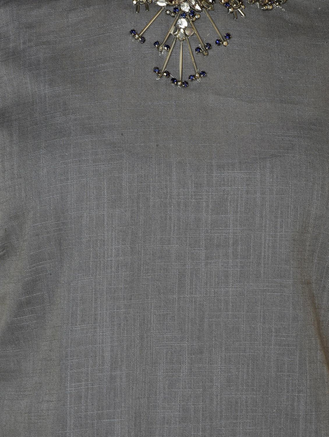 embellish detail a-line dress - 16810931 - Zoom Image - 5