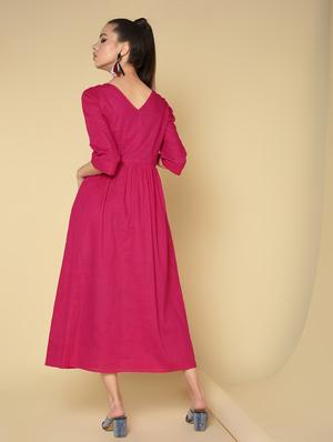 tassel detail maxi dress - 16810942 - Standard Image - 3