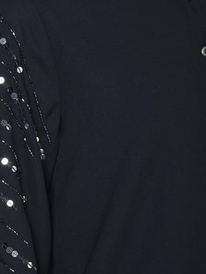 sequined sleeves solid shirt - 16810945 - Standard Image - 6