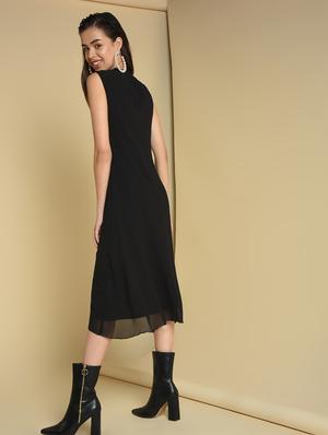 embellish detail asymmetric dress - 16810971 - Standard Image - 4