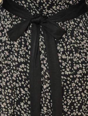 lace detail floral maxi dress - 16810974 - Standard Image - 6