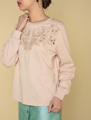 embroidered detail solid top - 16810977 - Standard Image - 5