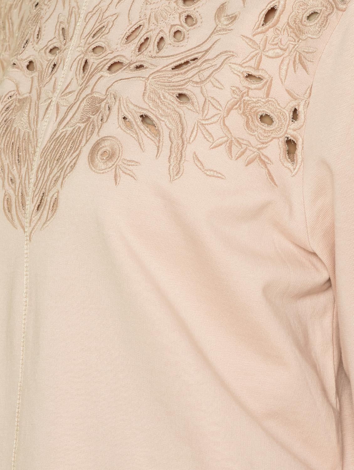 embroidered detail solid top - 16810977 - Zoom Image - 6