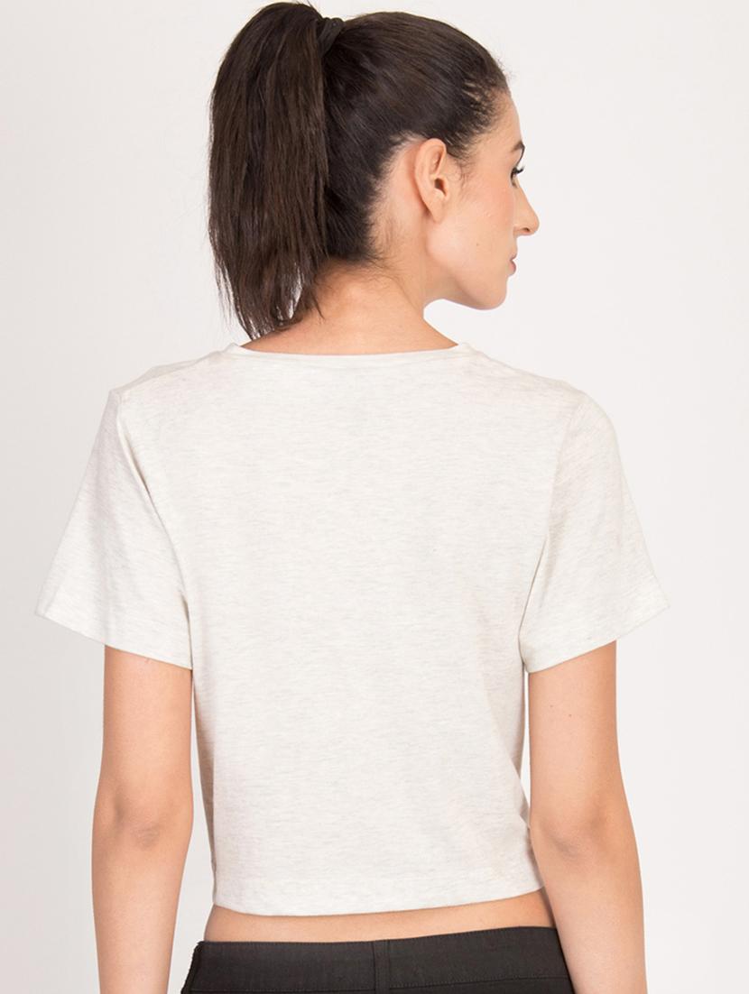 quirky text crop tee - 16811196 - Zoom Image - 3