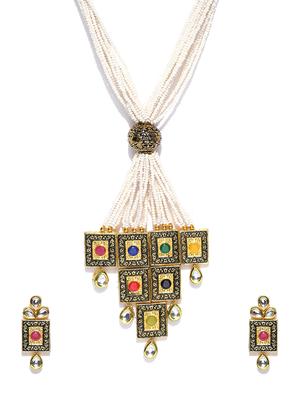 yellow gold plated short necklace - 16811619 - Standard Image - 2