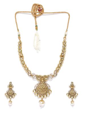 gold plated short necklace - 16811622 - Standard Image - 3
