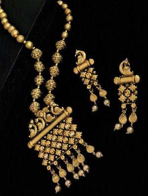 gold plated long necklace - 16811625 - Standard Image - 2