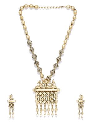 gold plated long necklace - 16811625 - Standard Image - 3
