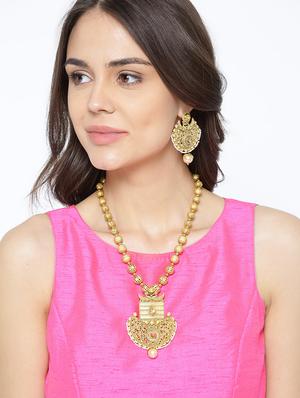 gold plated bridal pendant - 16811628 - Standard Image - 5