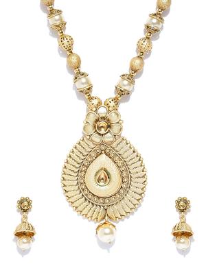 gold plated short necklace - 16811634 - Standard Image - 2