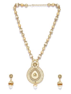 gold plated short necklace - 16811634 - Standard Image - 3