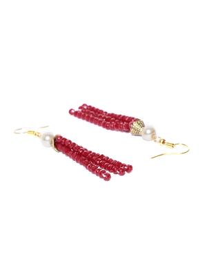 red gold plated short necklace - 16811636 - Standard Image - 4