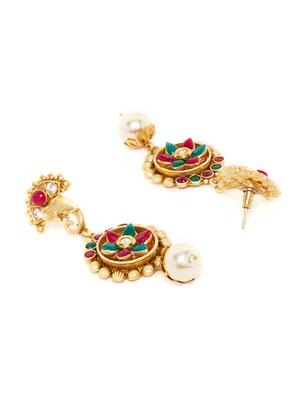 multi gold metal short necklace - 16811641 - Standard Image - 4
