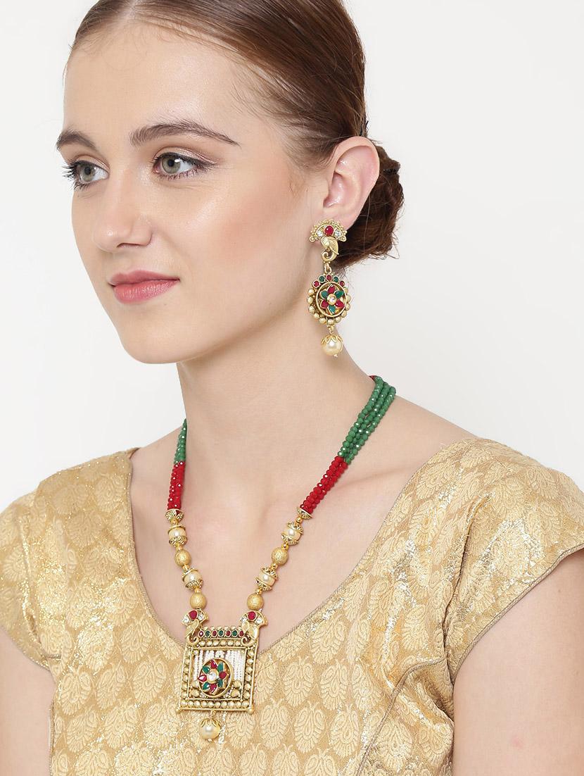 multi gold metal short necklace - 16811641 - Zoom Image - 5