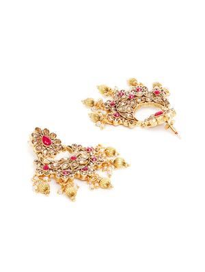 red gold metal choker necklace - 16811661 - Standard Image - 4