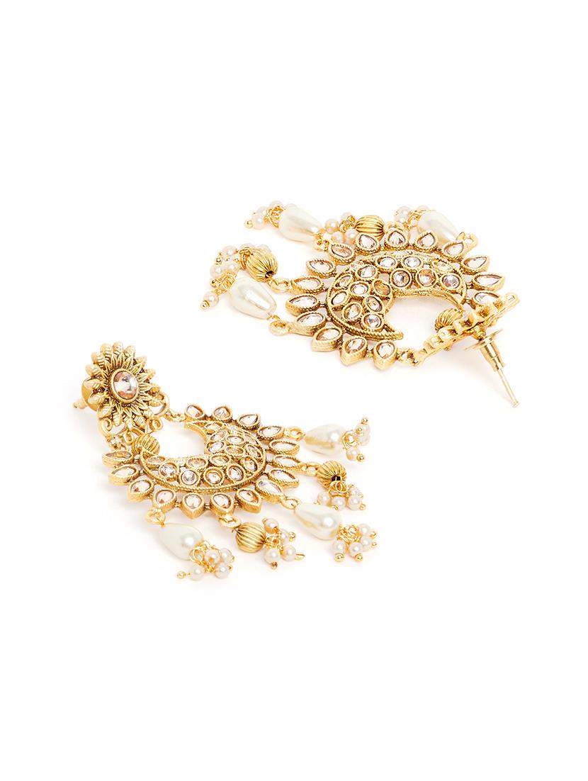 gold metal choker necklace - 16811664 - Zoom Image - 4