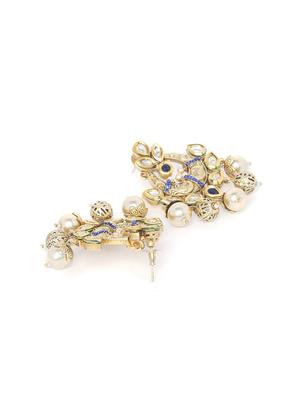 blue gold metal short necklace - 16811670 - Standard Image - 4