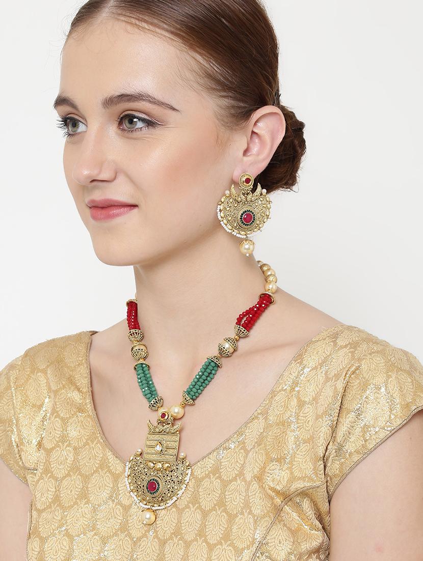 multi color metal short necklace - 16811675 - Zoom Image - 5