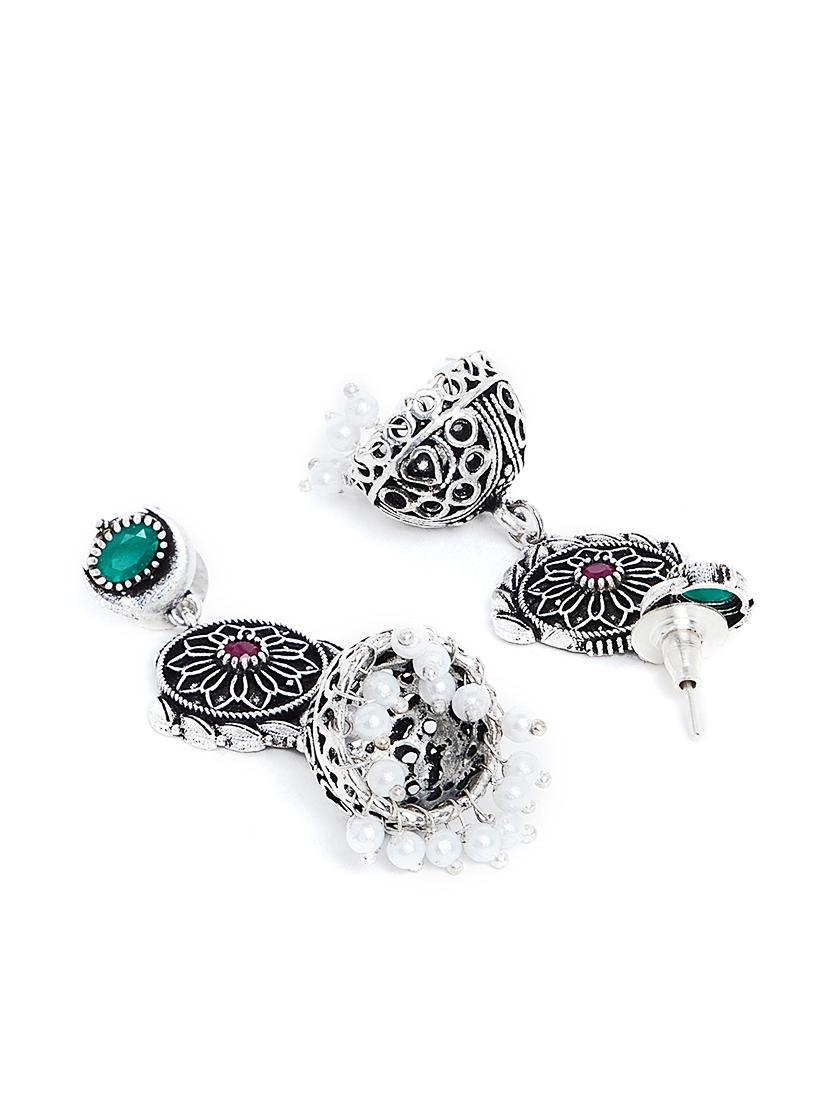 silver brass short necklace - 16811713 - Zoom Image - 3