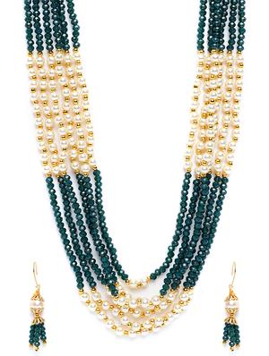 gold metal short necklace - 16811717 - Standard Image - 3
