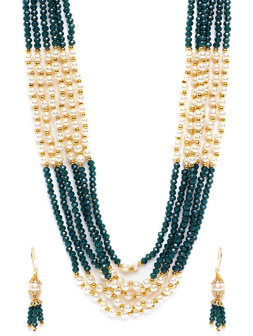 gold metal short necklace - 16811717 - Zoom Image - 3