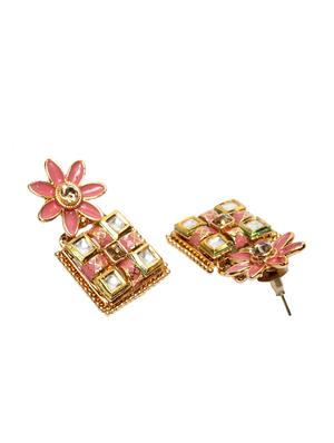 gold metal short necklace - 16811741 - Standard Image - 5