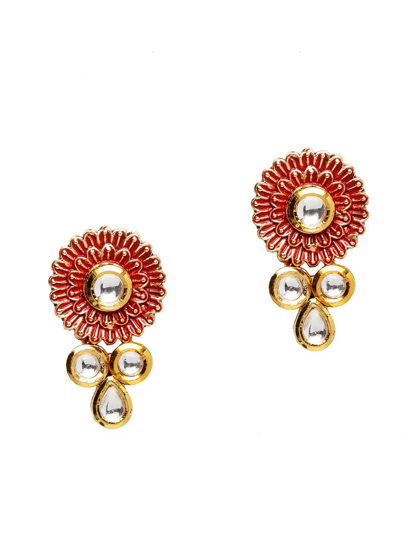 gold metal short necklace - 16811743 - Zoom Image - 4