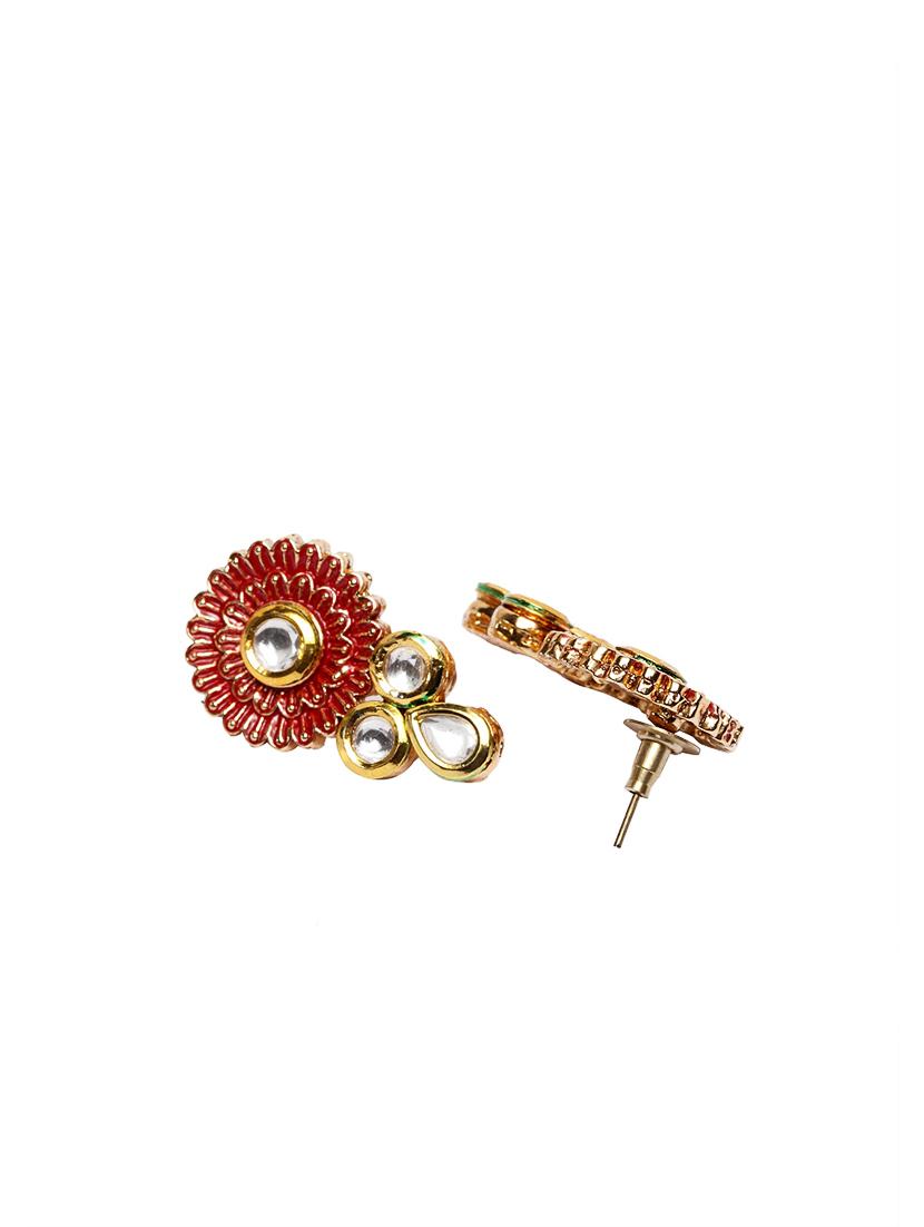 gold metal short necklace - 16811743 - Zoom Image - 5