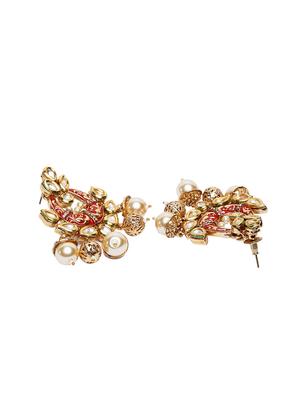 gold metal short necklace - 16811746 - Standard Image - 5