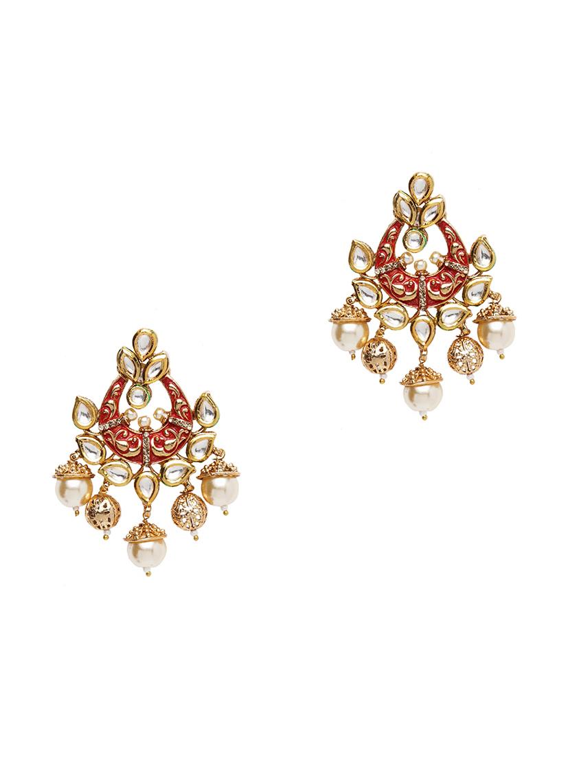 gold metal short necklace - 16811746 - Zoom Image - 4