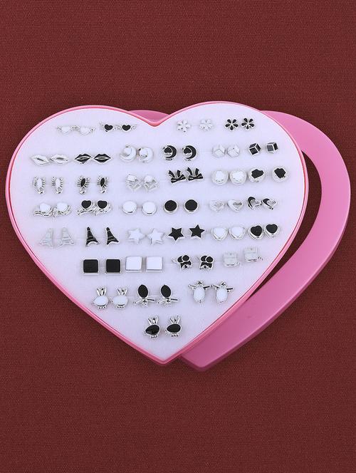 multi colored metal combo's. earring - 16812107 - Very Small Image - 1