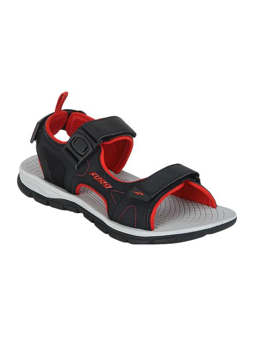 black leather back strap floaters - 16812135 - Standard Image - 1