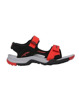 red leather back strap floaters - 16812137 - Standard Image - 2